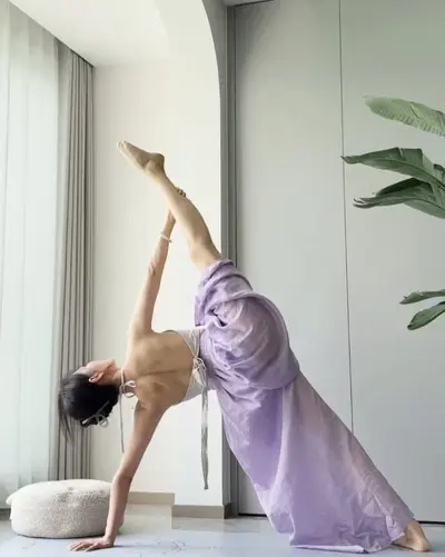 Lockere Pilates-Yogahose, außen tragbar, 5 Farben - 10