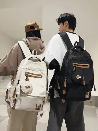 2025 Backpack New Large Capacity Backpack Middle School Student School Bag University Student Trendy Backpack Travel Bag Wholesale - 4