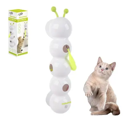 跨境批发宠物猫咪感应逗猫棒玩具电动毛毛虫羽毛尾巴智能自嗨解闷 - 6