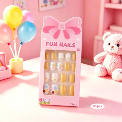 Kinder-Steckfingernägel, 24 Stück, Spielzeug-Nagelset - 13