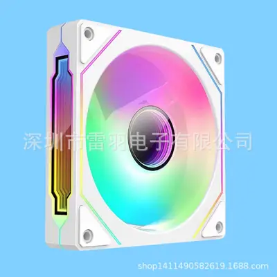 Prism Dört Nesil Pro 12cm Bilgisayar Kasa Fanı ARGB Godlight Senkron RGB Fantezi Sıcaklık Kontrolü Sessiz Fan