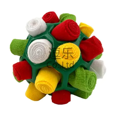 Pet Sniffing Toy Ball, Multifunctional Eco-Friendly Rubber Ball, Bite-Resistant - 10