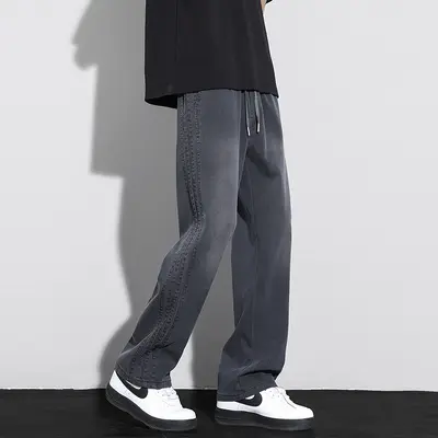 Men's Summer Tencel Thin Wide-Leg Casual Pants, Loose Fit