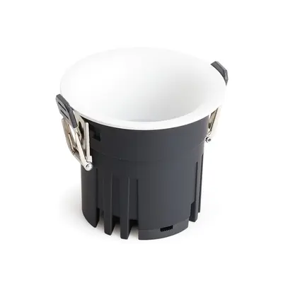Bao Ge çerçevesiz downlight, kakao yumurtası sütü bahar yağmuru lateks boyasıyla aynı renkte, parlama önleyici gömme tepe şeklinde LED spot lamba.