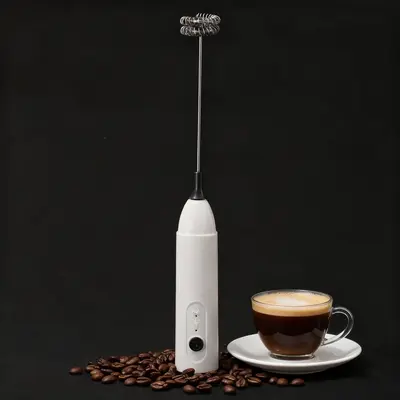 Heim-Milchaufschäumer kabelloses elektrisches Milchaufschäum-Gerät Mini-Kaffee-Milchaufschäumer tragbarer elektrischer Handmilchaufschäumer Eierschläger - 9