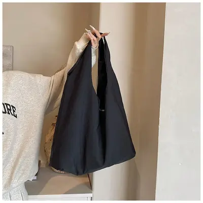 Widelia yaz büyük çanta alışveriş çantası çabuk kuruyan naylon torba çanta tote çanta kadınlar için büyük kapasiteli omuz çantası