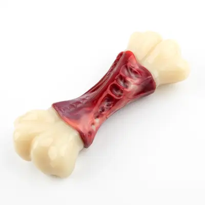 Bone-Shaped Dog Chew Toy, Teeth Cleaning Interactive Training Toy - 7