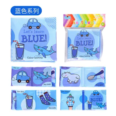 Baby Early Learning Cloth Book, Visual Stimulation for Newborns - 4