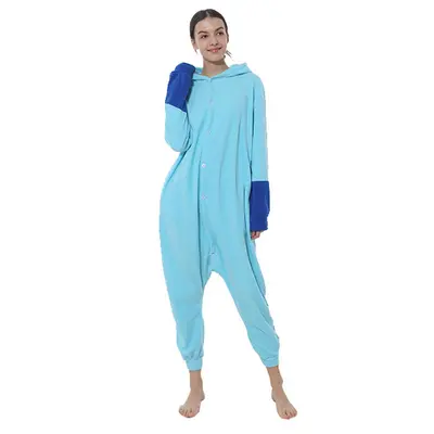 Cadılar Bayramı Polar Tulum Pijama Çift Model Ev Giyimi