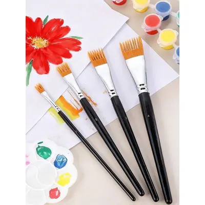 Ressam fırçası seti, su rengi, yağlı boya, akrilik, çeşitli boylar