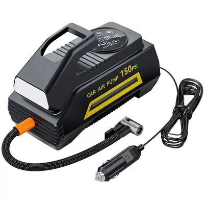 12V Araç Hava Pompası Çift Silindirli AC/DC Taşınabilir - 5