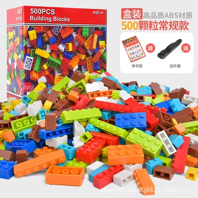 Mini yapı blokları, 1000 parça, TÜV sertifikalı, DIY eğitici oyuncak - 8