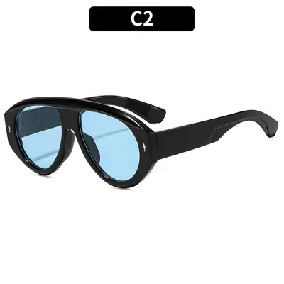 Oversize-Sonnenbrille im Punk-Stil mit Pfeildesign - 7