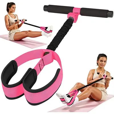 Ayak Pedallı Direnç Ekspandörü, Karın Eritici Mekik Yardımcısı, Ev Tipi Fitness Ekipmanı - 8