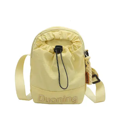 2025 New Crossbody Water Bottle Bag Lightweight Walking Shoulder Bag Mobile Phone Small Bag Fabric Fashion Simple Casual Single Shoulder Bag - 9