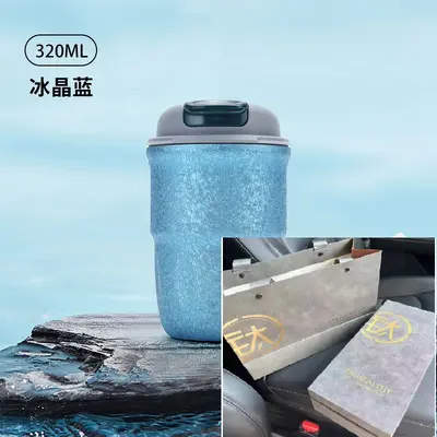 保温杯纯钛咖啡杯车载高档便携公司活动送礼品盒印刻字批发水杯子 - 10