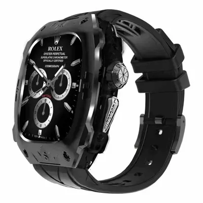 Metal Armor Sports Case for Apple Watch Ultra 10, with Silicone Strap - 7
