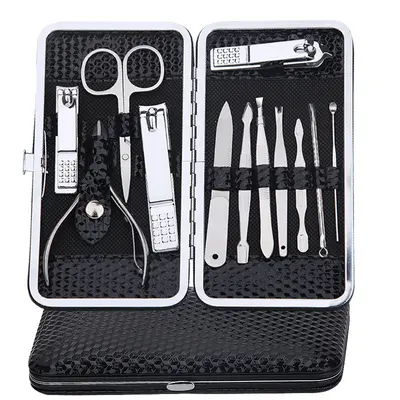 Edelstahl-Nagelschere, 7-teiliges Maniküre-Set - 8