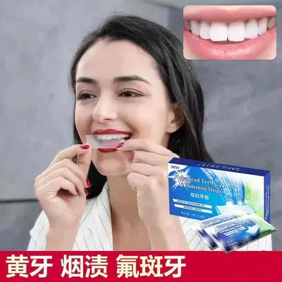 Advanced Diş Beyazlatma Bandı, Nane Aromalı, Sarı Diş ve Sigara Lekelerine Karşı