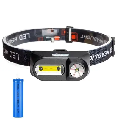 Rechargeable LED Headlamp with Sensor for Night Fishing