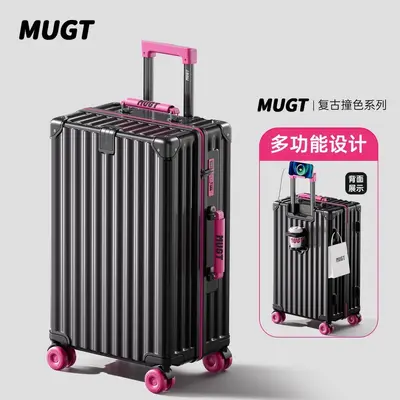 Zipper Suitcase 24 and 26 Inch, Explosion-Proof, Silent Wheels, Combination Lock - 9