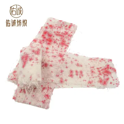 Halloween Blood-Stained Bandages, Realistic Bloody Cloth Strips, Warning Barrier Tape