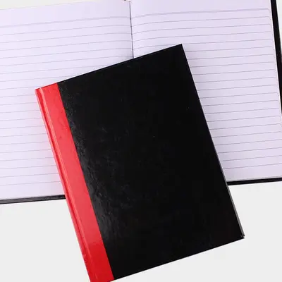 Hengfeng 24K A5 Notizbuch mit schwarzen Seiten, Hardcover, 40 oder 80 Seiten