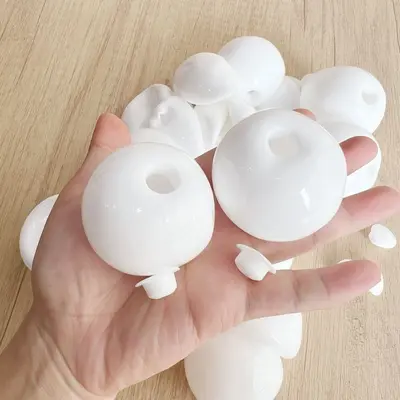 Milk-white TPR squeeze ball, DIY, noisy