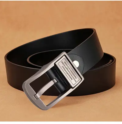 [TikTok Hot Product] Paul Men's Vintage Pin Buckle Cowhide Leather Belt Business Casual Youth and Middle-aged Belt Versatile Wholesale - 8