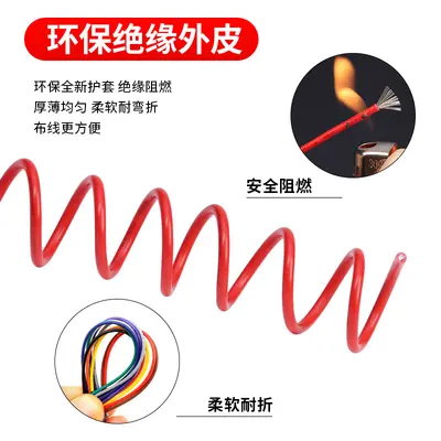 Verzinntes Kupfer PVC-Draht 1007, 16-30 AWG - 3