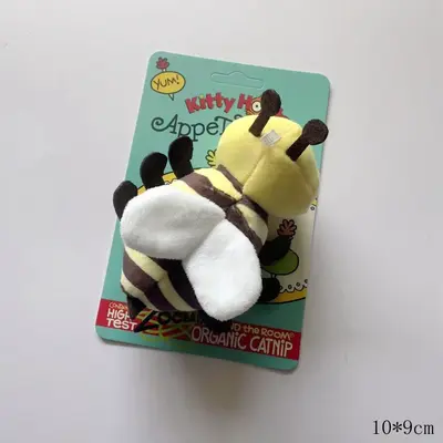 Plush Catnip Cat Toy with Simulated Bug and Tooth Cleaning - 8