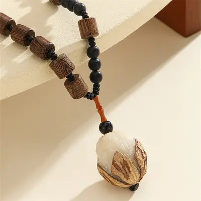 Women's Evil Eye Stone Beaded Necklace, Layered - 13