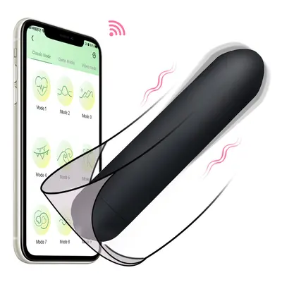 Stokta Kadınlar için Twilight APP model şarj edilebilir mini vibratör, orgazm mastürbasyon AV stick anal plug bullet.