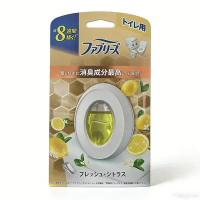 Egg-Shaped Toilet Deodorizer, Green Apple Lavender Scent - 12