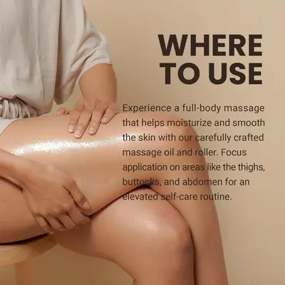 Anti-Cellulite Körpermassageöl, pflegend und geschmeidig - 5