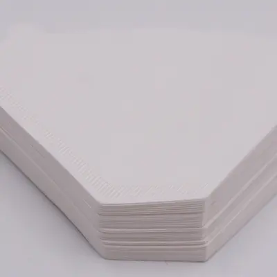 U103 Coffee Filter Paper, Unbleached Wood Pulp Hanging Ear Filters for 4-6 Servings