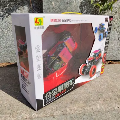 Alloy remote control climbing car gift box