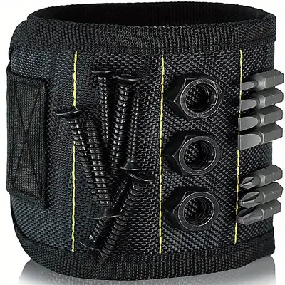 Yapışkanlı Velcro donanım aracı tornavida vidaları ile sınır ötesi manyetik bilek kayışı manyetik manyetik bilek kayışı - 4