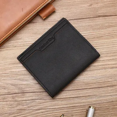 Men's Retro Handmade Wallet with Multiple Card Slots - 11