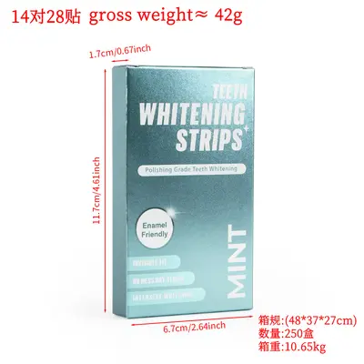 Teeth Whitening Strips 3% HP, Whitening Gel Strips - 8