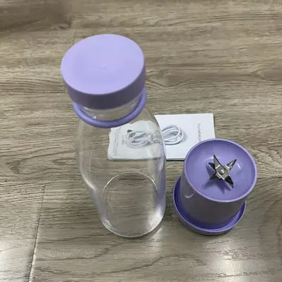 Cross-border New Electric Juicer Portable Multifunctional USB Charging Wine Bottle Juice Cup Fruit Juice Blender Cup - 8