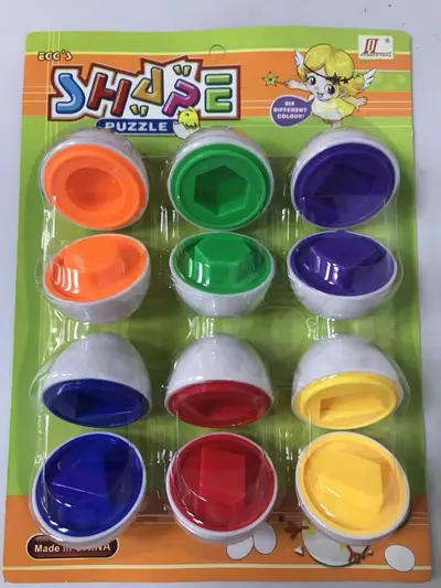 Intelligente Zuordnungseier, 6er Set, Zahlenerkennung - 8