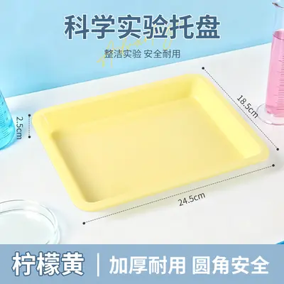 Colored PP Plastic Science Experiment and Painting Tray for Kindergarten - 8