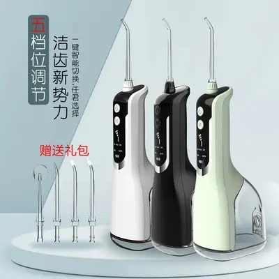 Cross-border Household Water Flosser High-Frequency Pulse Oral Care Dental Water Jet Cleaning Large Water Tank Portable Teeth Whitening Device