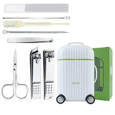 Mini travel nail care set, portable nail clippers - 13