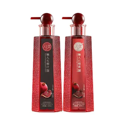 Granatapfel-Antischuppen-Shampoo und Granatapfel-Haarmaske Set - 10