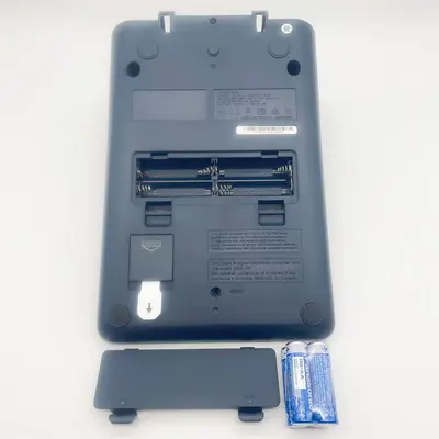 CASIO Printing Calculator, English Version, Two-Color Print, Leather Cover