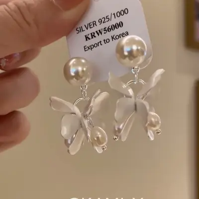 Blüten-Ohrringe, elegant und vielseitig kombinierbar - 5
