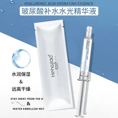 Hengjiao smear tipi su parıltılı hyaluronik asit sıvı nemlendirici öz su parıltılı sıvı fabrika teslimatı Douyin popüler stili