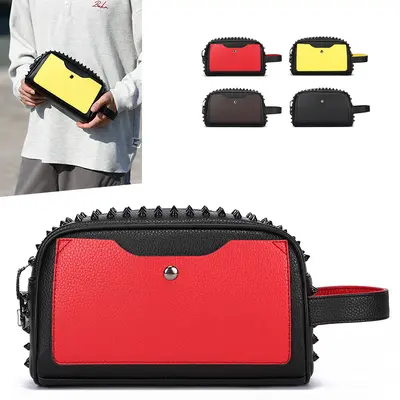 Men's Business Clutch Bag, Large-Capacity Phone Wallet